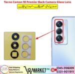 Tecno Camon 18 Premier Back Camera Glass Lens Price In Pakistan