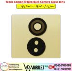 Tecno Camon 19 Neo Back Camera Glass Lens Price In Pakistan