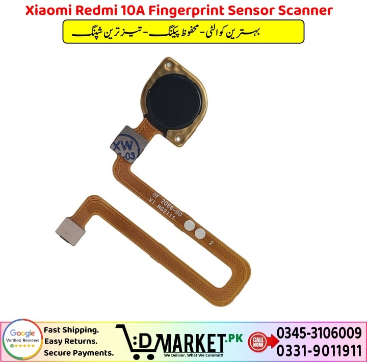 Xiaomi Redmi 10A Fingerprint Sensor Scanner Price In Pakistan