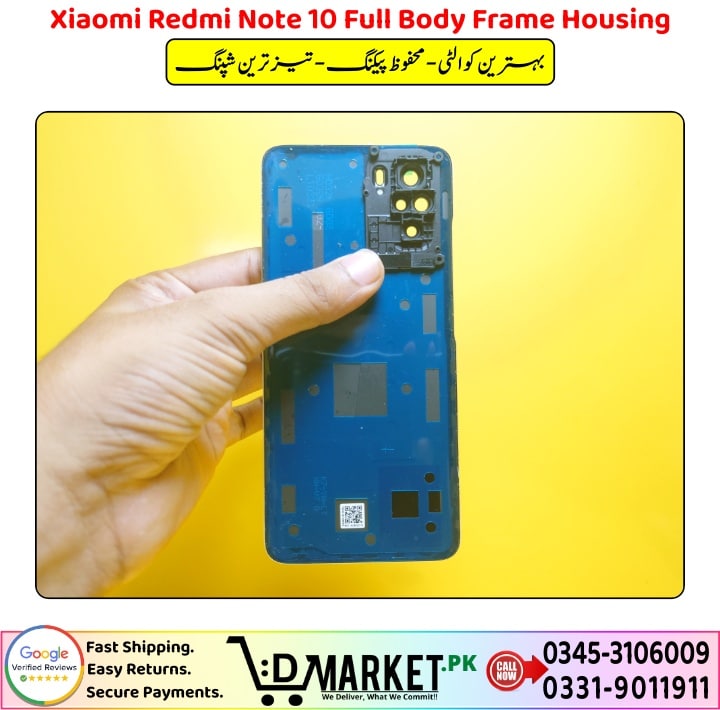 Xiaomi Redmi Note 10 Full Body Frame Housing Price In Pakistan