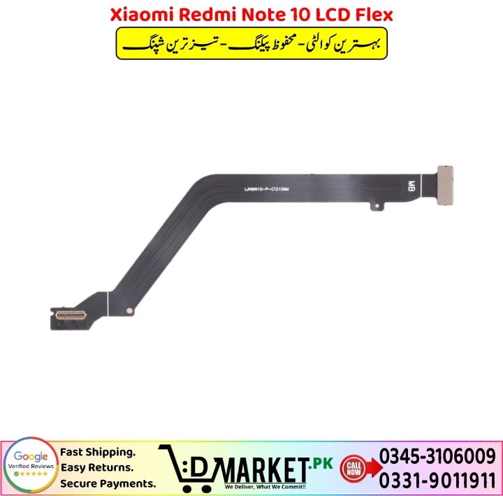 Xiaomi Redmi Note 10 LCD Flex Price In Pakistan