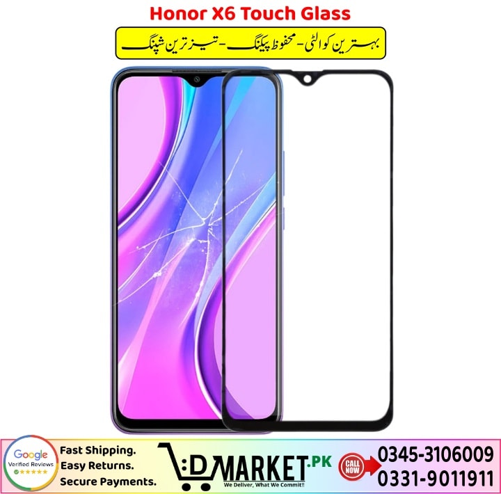 Honor X6 Touch Glass Price In Pakistan