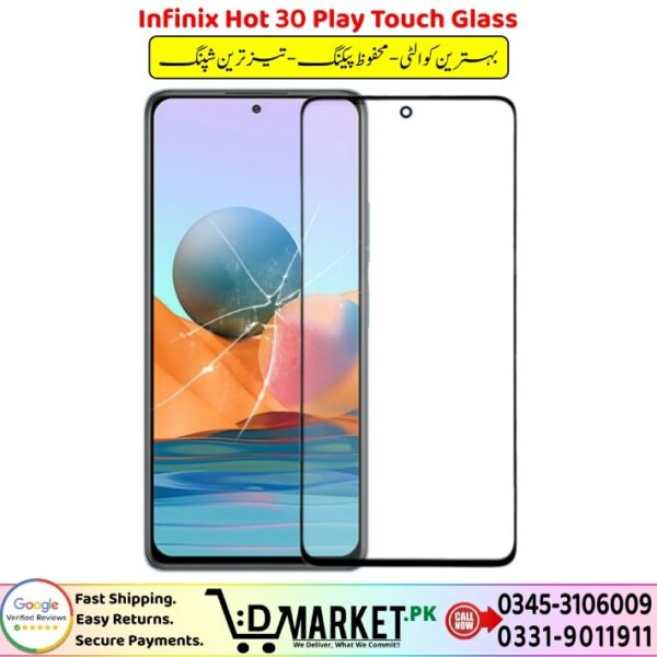 Infinix Hot 30 Play Touch Glass Price In Pakistan