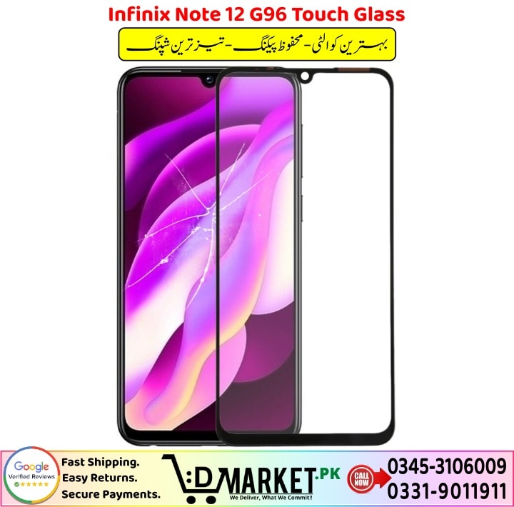 Infinix Note 12 G96 Touch Glass Price In Pakistan
