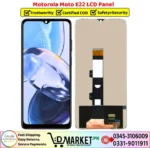 Motorola Moto E22 LCD Panel Price In Pakistan