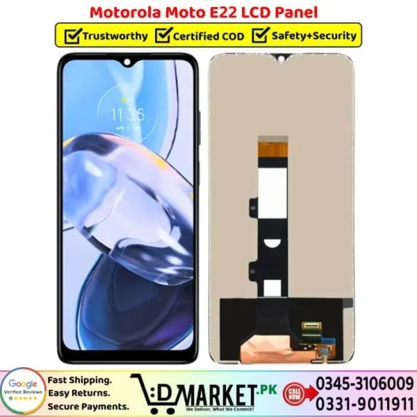 Motorola Moto E22 LCD Panel Price In Pakistan