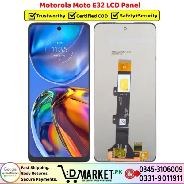 Motorola Moto E32 LCD Panel Price In Pakistan