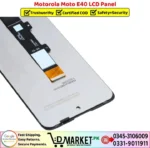 Motorola Moto E40 LCD Panel Price In Pakistan