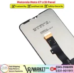 Motorola Moto E7 LCD Panel Price In Pakistan