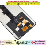 Motorola Moto E7i Power LCD Panel Price In Pakistan