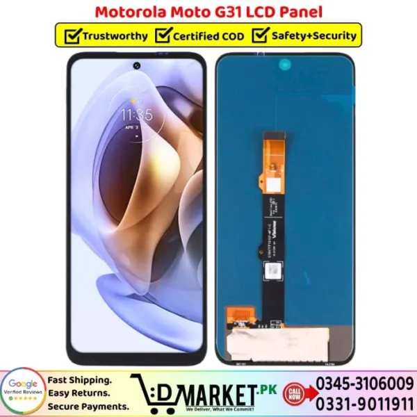 Motorola Moto G31 LCD Panel Price In Pakistan