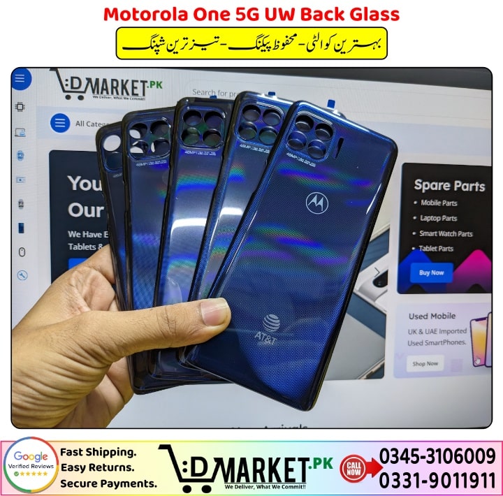 Motorola One 5G UW Back Glass Price In Pakistan