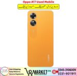 Oppo A17 Used Mobile For Sale In Pakistan