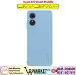 Oppo A17 Used Mobile For Sale In Pakistan