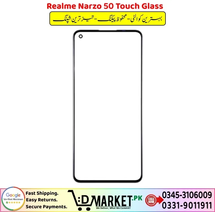 Realme Narzo 50 Touch Glass Price In Pakistan
