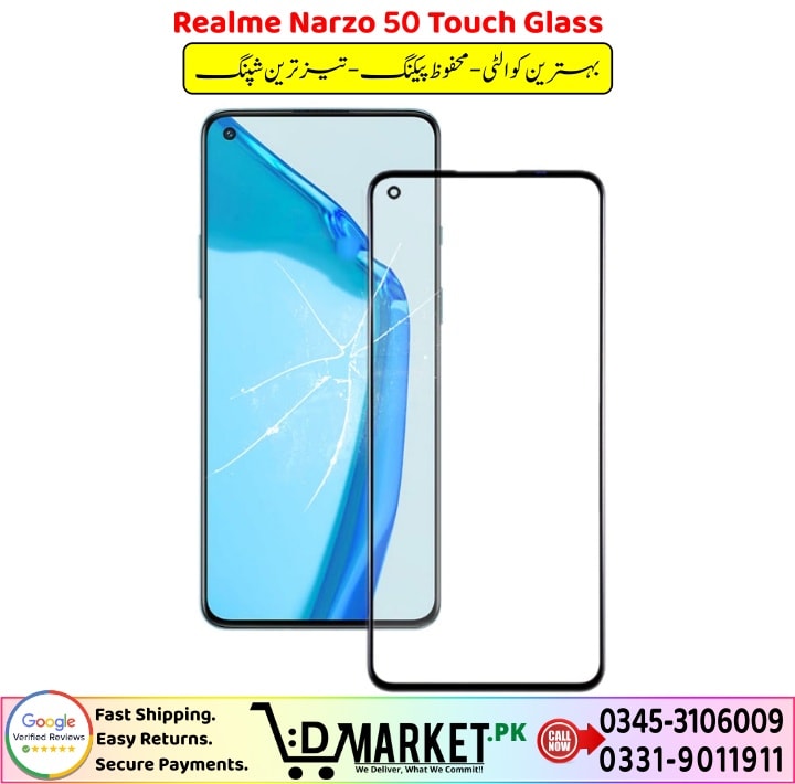 Realme Narzo 50 Touch Glass Price In Pakistan