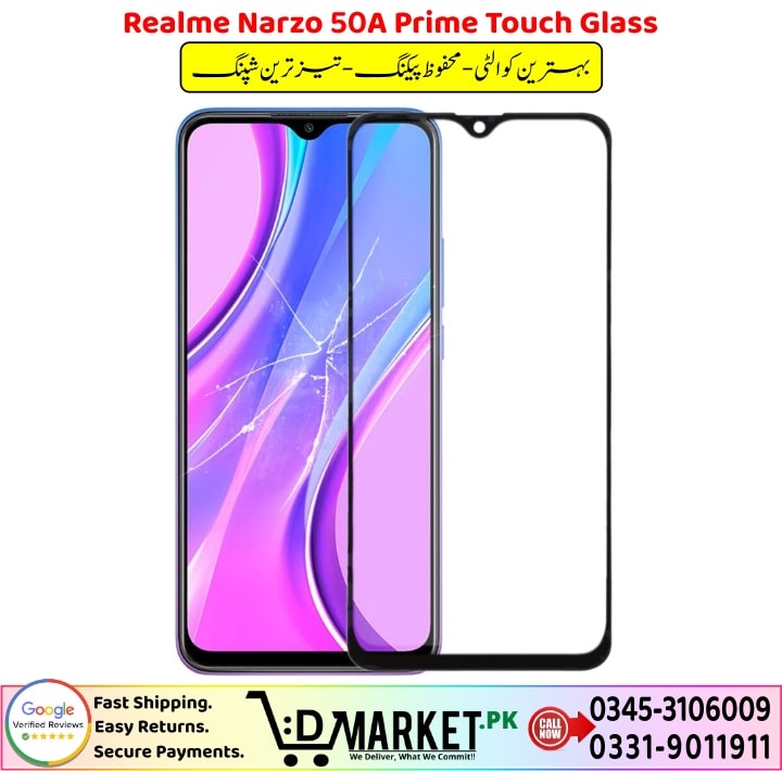 Realme Narzo 50A Prime Touch Glass Price In Pakistan