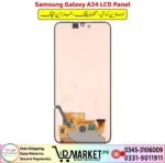 Samsung Galaxy A34 LCD Panel Price In Pakistan