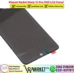 Xiaomi Redmi Note 12 Pro 4G LCD Panel Unit Screen Display - DMarket.Pk