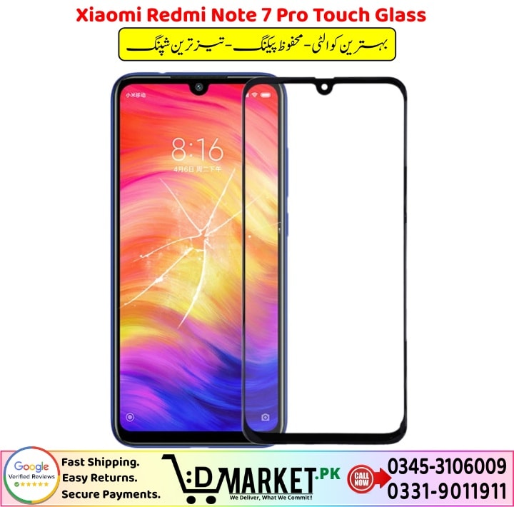 Xiaomi Redmi Note 7 Pro Touch Glass Price In Pakistan