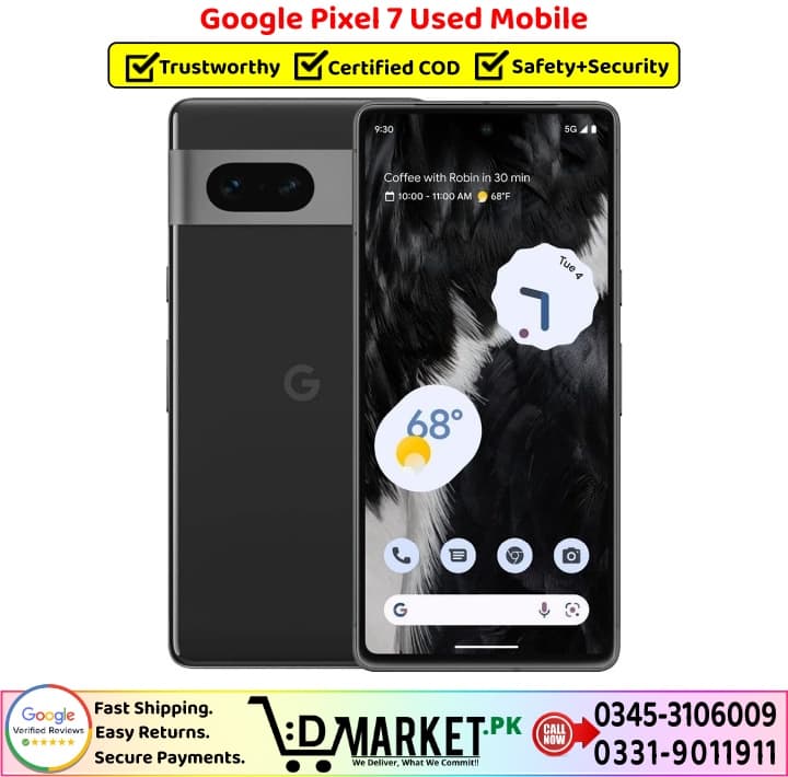 Google Pixel 7 Used Price In Pakistan