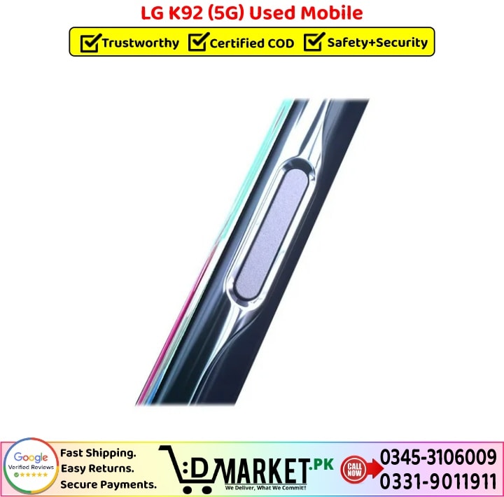 LG K92 5G Used Price In Pakistan