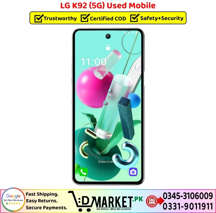LG K92 5G Used Price In Pakistan