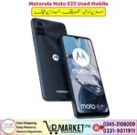 Motorola Moto E22 Used Mobile Price In Pakistan