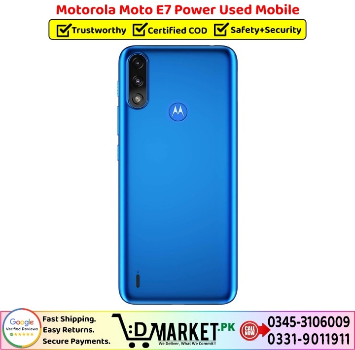 Motorola Moto E7 Power Used Price In Pakistan