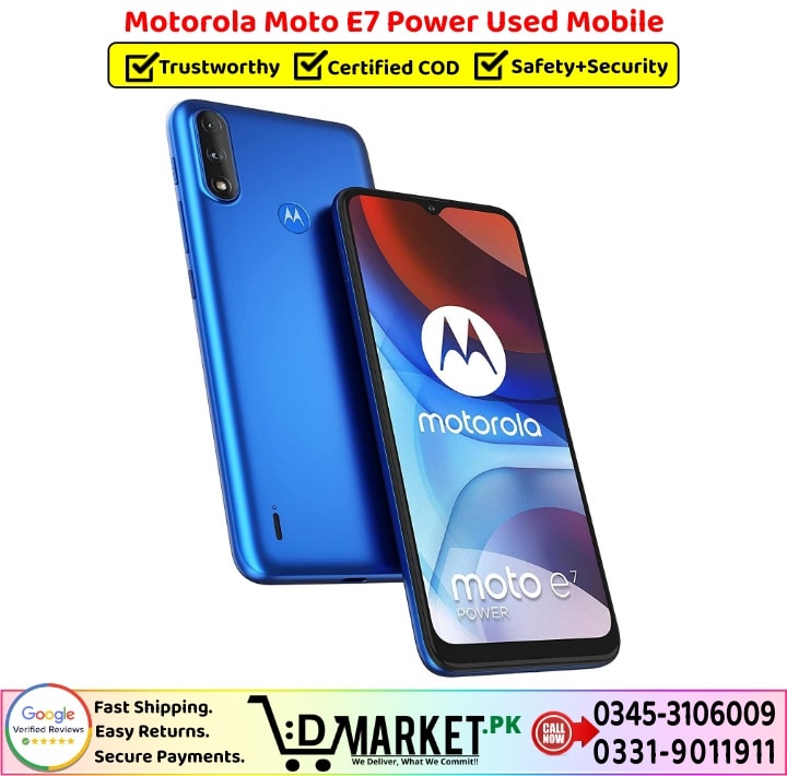 Motorola Moto E7 Power Used Price In Pakistan