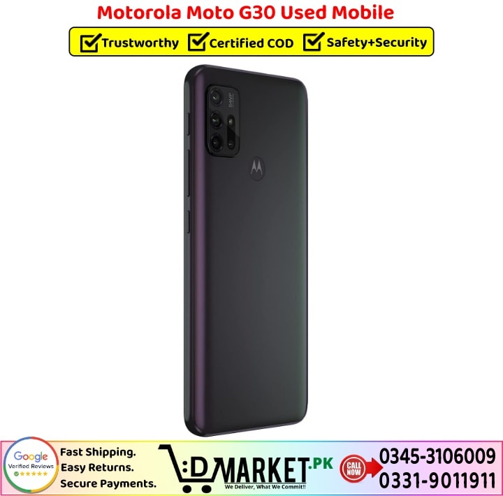Motorola Moto G30 Used Price In Pakistan