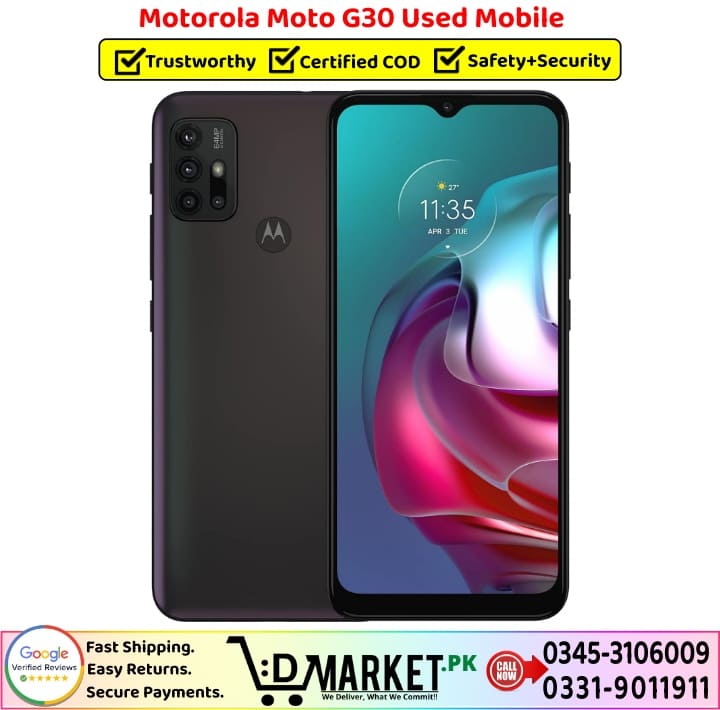 Motorola Moto G30 Used Price In Pakistan