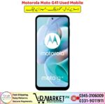 Motorola Moto G41 Used Mobile Price In Pakistan