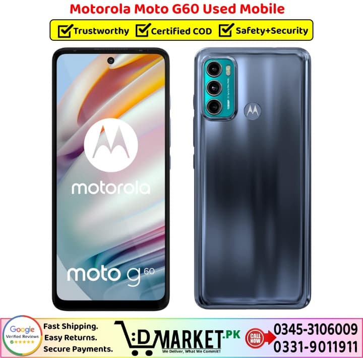 Motorola Moto G60 Used Price In Pakistan