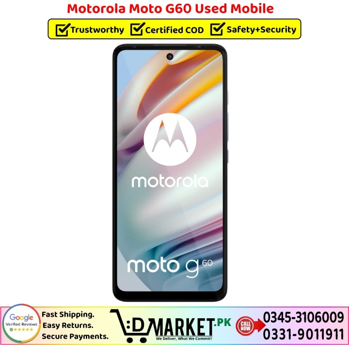 Motorola Moto G60 Used Price In Pakistan 1 3
