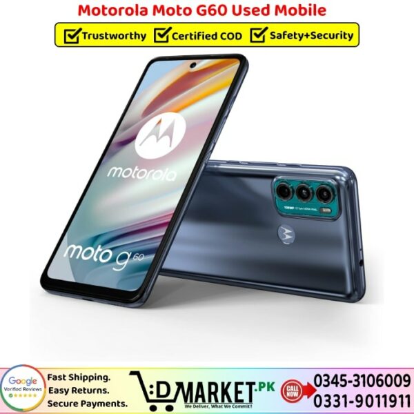 Motorola Moto G60 Used Price In Pakistan