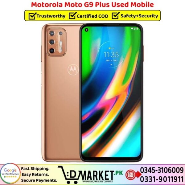 Motorola Moto G9 Plus Used Price In Pakistan