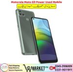 Motorola Moto G9 Power Used Mobile Price In Pakistan