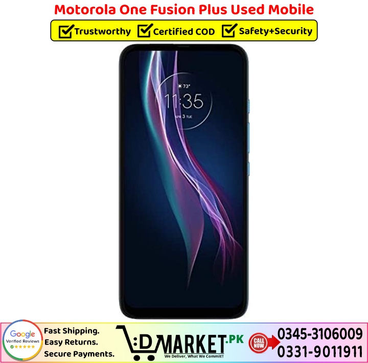 Motorola One Fusion Plus Used Mobile Price In Pakistan
