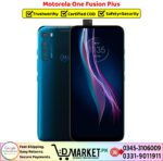 Motorola One Fusion Plus Used Price In Pakistan
