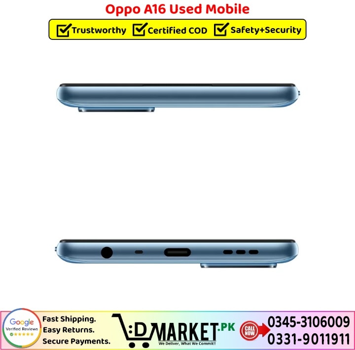 Oppo A16 Used Price In Pakistan