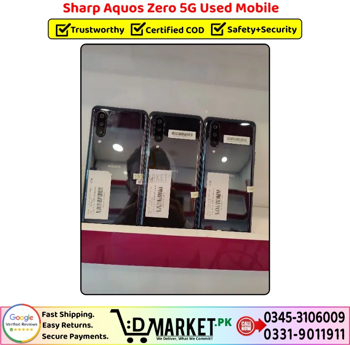 Sharp Aquos Zero 5G Used Mobile Price In Pakistan