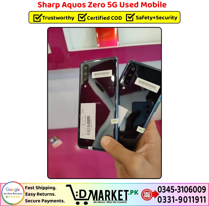 Sharp Aquos Zero 5G Used Mobile Price In Pakistan 1 2