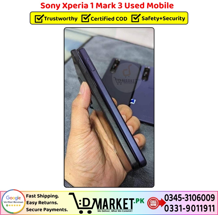 Sony Xperia 1 Mark 3 Used Price In Pakistan