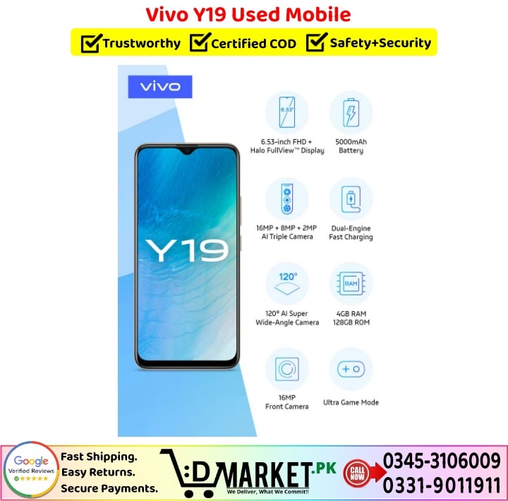 Vivo Y19 Used Price In Pakistan