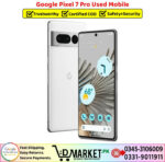Google Pixel 7 Pro Used Price In Pakistan