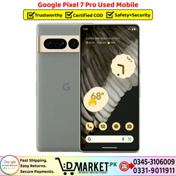 Google Pixel 7 Pro Used Price In Pakistan