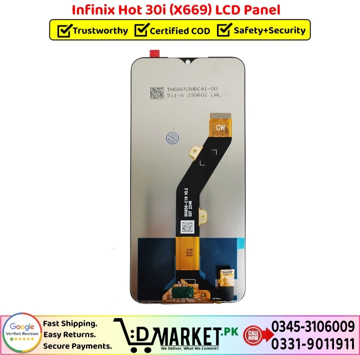 Infinix Hot 30i LCD PanelPrice In Pakistan