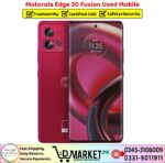 Motorola Edge 30 Fusion Used Price In Pakistan