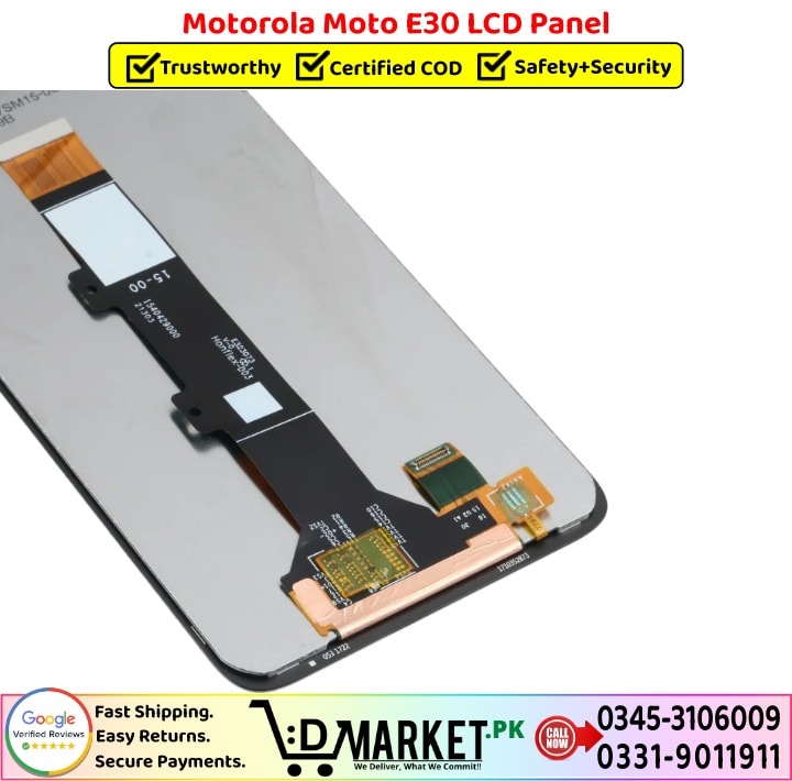 Motorola Moto E30 LCD Panel Price In Pakistan